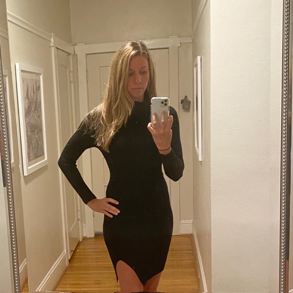 Worn Once LF Black Sweater Dress - SEEK The Label - Picture 3 of 3